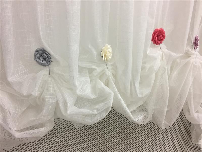 Perde Aksesuarlari Miknatisli Perde Mandali Cicek