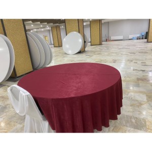 Soft Düğün Masa Örtüsü Bordo