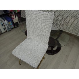 Bürümcük sandalye kılıfı -beyaz