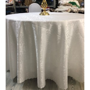 Düğün masa örtüsü damask  Yuvarlak 